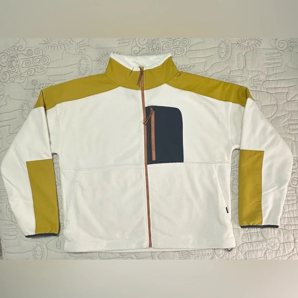 NWT Prana Peak Fleece Size XL Jacket Canvas / Golden Leaf - Picture 6 of 10